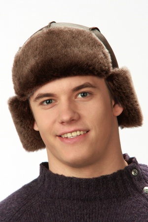 Ушанка из овчины 13131