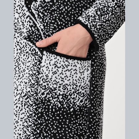 Damen Strickjacke Night schwarz