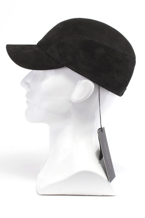 Suede baseball cap