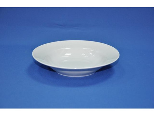 Фарфоровая тарелка глубокая 200 мм Белое (объем 250 мл) артикул 4С0247Ф34