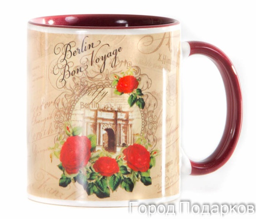 КРУЖКА ПОДАРОЧНАЯ БОН ВОЯЖ! ГОРОДА