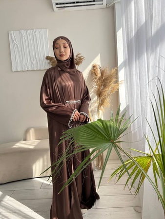 Şık tesettür elbise 🌸