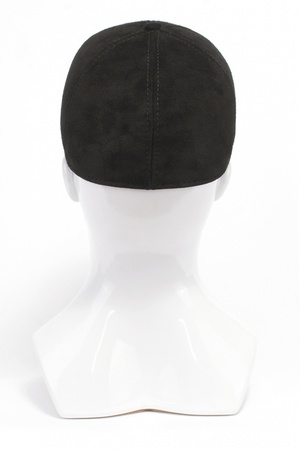 Бейсболка из замши и кожи 200311