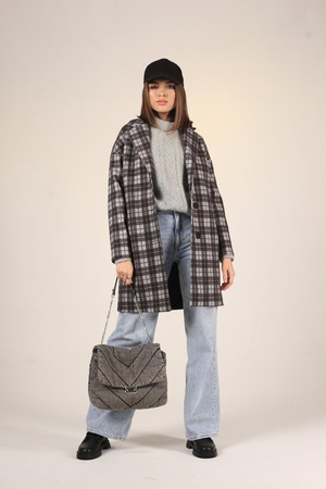 Women's short coat jacket type in a cage