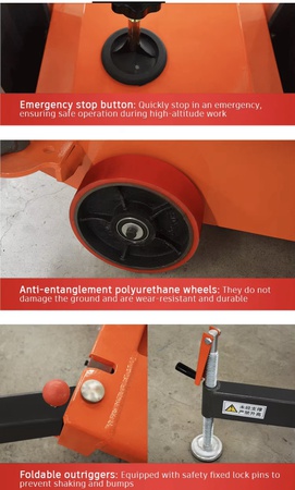 Powerful electric construction lift