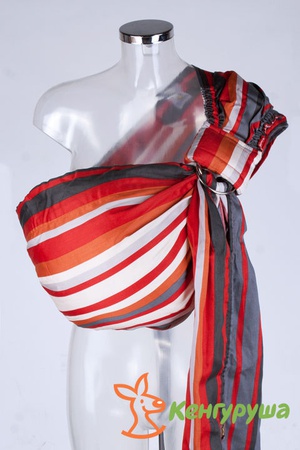 Слинг с кольцами Кенгуруша Home-style Клубничный