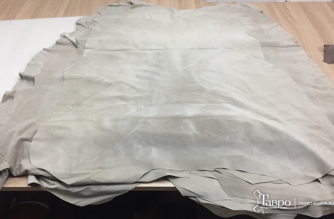 Замша свиная, цвет "Картошка".