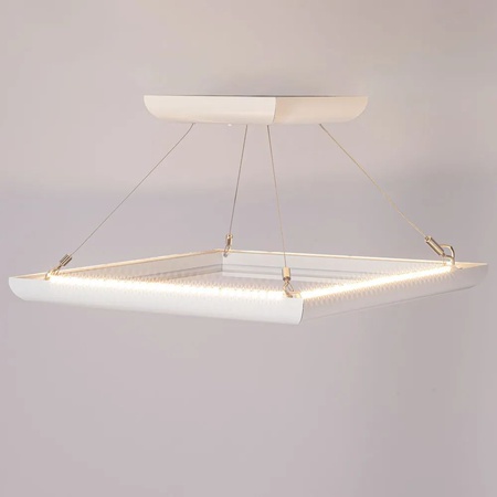Подвесной потолочный LED-светильник отраженного бестеневого света КАРЕ 58×58 СМ, 50 Вт, 8 000 ЛМ, 4 000 К — АНДИ Групп