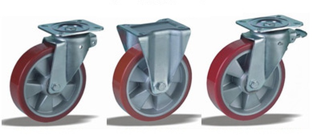 Hochleistungs-Schwenkradhalterung (Polyurethan) 100 mm