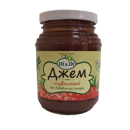 Джемы "Di&Di"  без добавления сахара, горячего розлива 300г