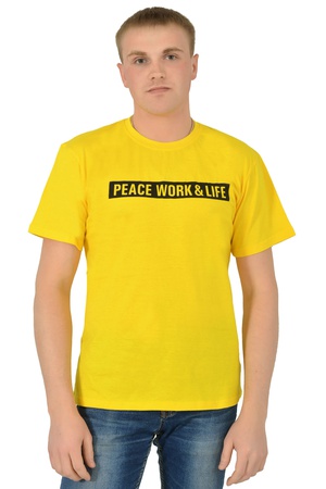 Футболка мужская принт к/р