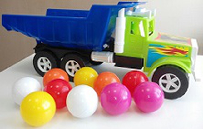 Машинка "Б" с шариками (6шт)