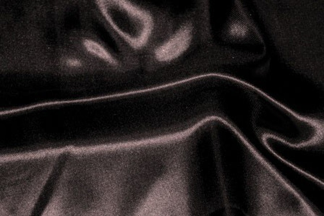 Сатин чёрный