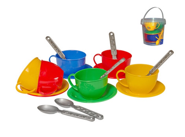 Посуда В ВЕДРЕ 16*13*4см (18шт)