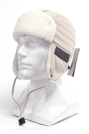 Ушанка из плащ. ткани 010141-112