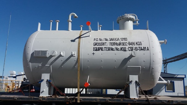 Аппараты емкостные цилиндрические для жидких и газовых сред