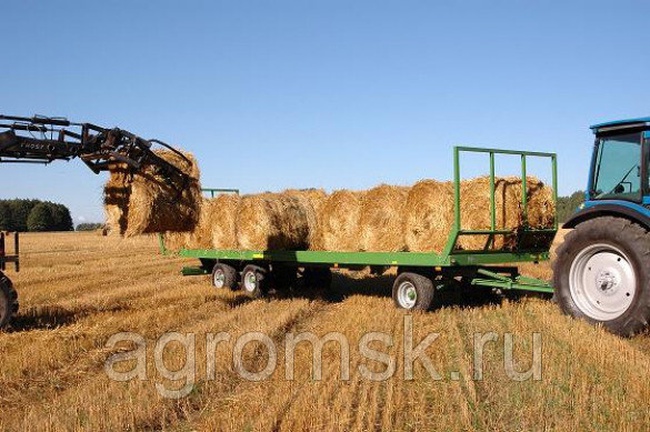 Прицеп тракторный рулоновоз 3 ПТР - 12 (Россия)