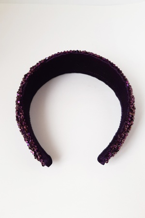 Бижутерия ручной работы Крест Хрустальный камень Толстая бархатная корона