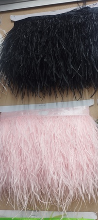 Ostrich feathers 10 cm
