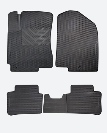 Yan EVA Hyundai Solaris (2010-2017) petekli kauçuk iç paspaslar