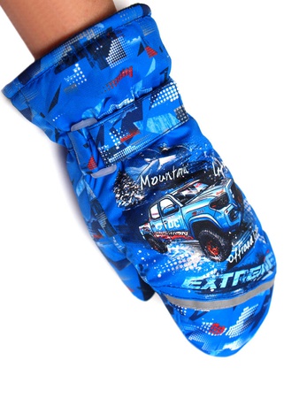 Membran kumaştan yapılmış çocuk eldivenleri