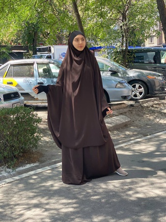 Жильбаб с юбкой для женщин