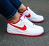 Nike Air Force 1 белый красный