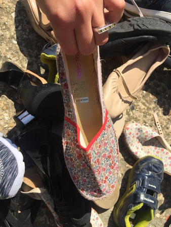 Обувь женская мужская детская оптом секонд-хенд second-hand из Англии крем grade creame A extra спортивная сток