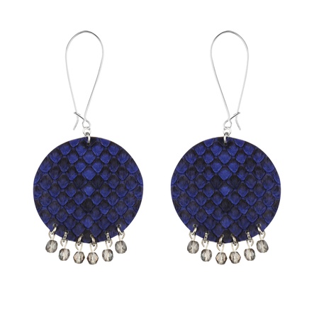 W-113SN Yılan derisi küpe