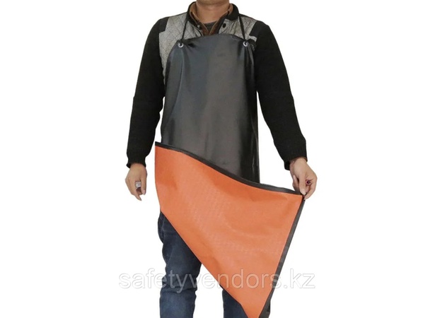 Фартук ПВХ, КЩС черного цвета