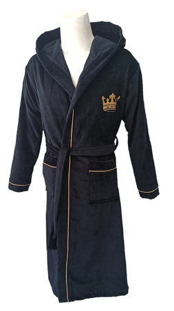 Kadife arabiyeli kapsonlu bornoz