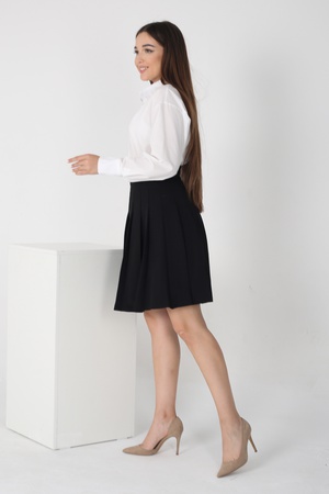Jazelina Юбка тенниска выше колена.Юбки для школы. Школьная юбка. Расклешенная юбка в школу