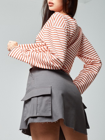 Юбка карго мини