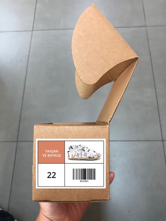 BUNNYBONS / LACIVERT KADIFE N302 / 3 个月 - 4 岁婴儿鞋防滑鞋底