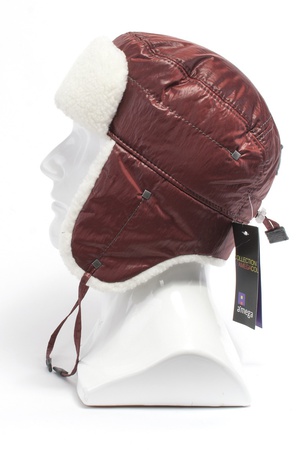 Ушанка из плащ. ткани 020141-42