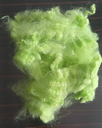 Переработанное полиэфирное штапельное волокно