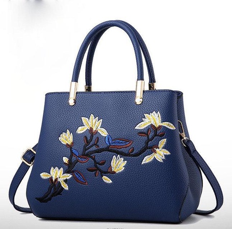 women handbag with embroidery top quality