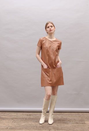 ПЛАТЬЕ ИЗ ЭКО КОЖИ