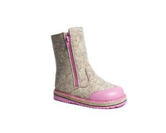 33368* Унтоваленки дошк св.войлок шерсть тэп роз.