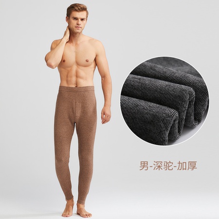 Осенние и зимние новые мужские двухслойные утолщенные кашемировые штаны, женские теплые штаны с защитой от катышков, парные кашемировые штаны, хлопковые штаны