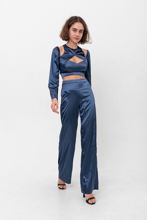Синие брюки от костюма - Mavi Takım Pantolon