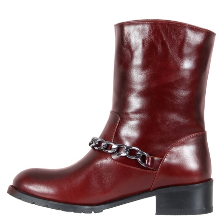 Женские полусапоги, натуральная кожа <G911>