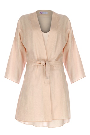 LİNEN BAYAN KİMONO - SOMON