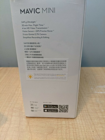 НОВАЯ ЗАПЕЧАТАННАЯ 3-осевая карданная камера DJI Mavic Mini DRONE 12MP2.7K Quad HD
