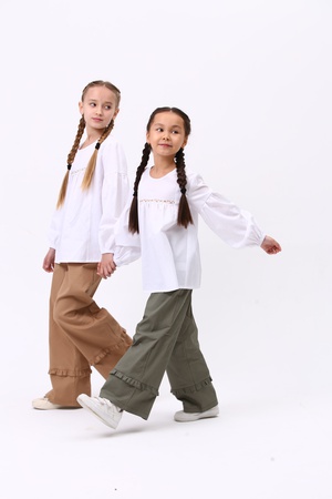 14. Летняя блузка для девочек (14-Kids blouse)