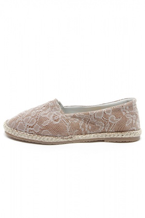 Dantelli kahverengi espadril e010