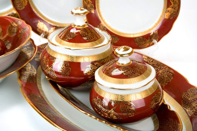 Сервиз столовый 34 предм. Старый сад (Аппетитный)