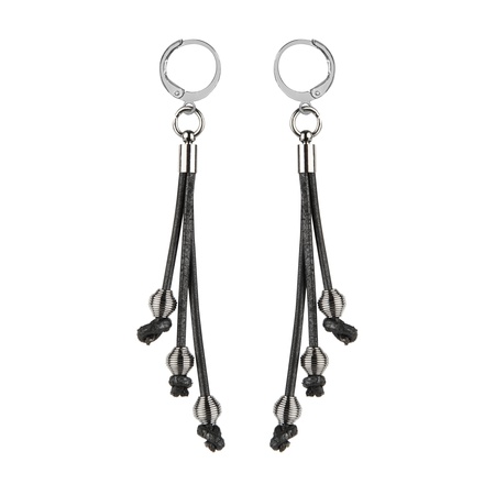 W-K-RP-ZR-102 Deri bileklik, kolye,küpe kombin