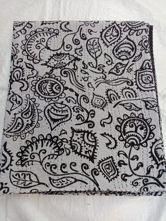 Vintage Çiçekli Battaniye Kenarları, Hint Battaniye Kenarları, Yatak Örtüsü Kenarları, Pamuklu Battaniye, Gudari Yatak Örtüsü