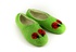 Домашние тапочки «Божьи коровки» (зеленые)
